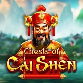 Chests of Cai Shen online game logo by Pragmatic Play on sspinit.com