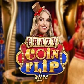 Crazy Coin Flip game by Evolution – logo hosted on Spinit Casino