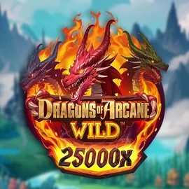 Dragons of Arcane Wild logo – Slots by Foxium at Spinit Casino