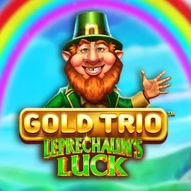 Gold Trio Leprechaun's Luck by Playtech, showcased at sspinit.com – game logo