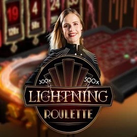 Lightning Roulette logo – Live Casino by Evolution at Spinit Casino
