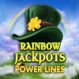 Rainbow Jackpots Power Lines slot icon by Red Tiger Gaming, available at Spinit Casino