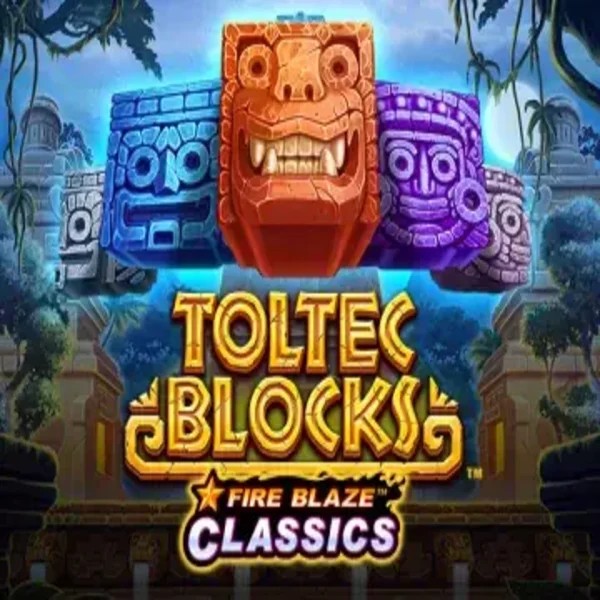 Fire Blaze: Toltec Blocks logo – Slots by Rarestone Gaming at Spinit Casino